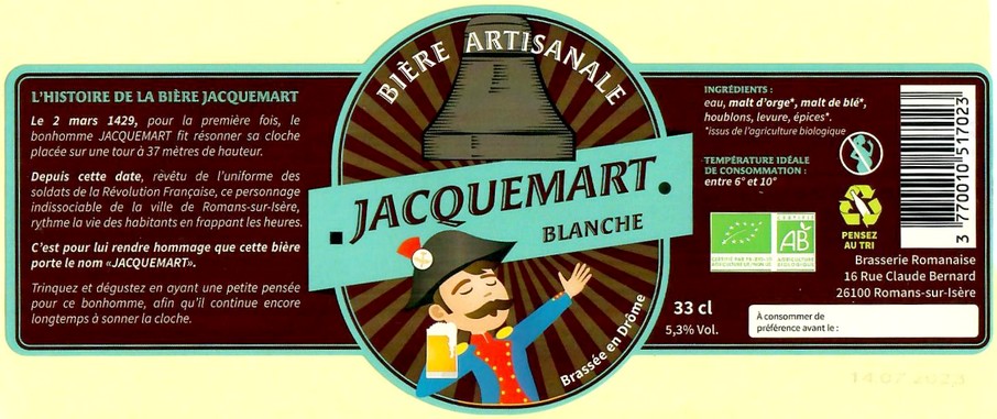 Etiquette BRASSERIE ROMANAISE 09