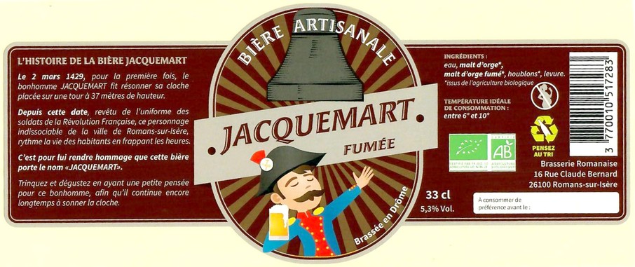 Etiquette BRASSERIE ROMANAISE 10