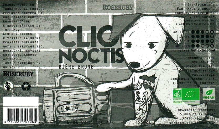 Etiquette BRASSERIE ROSERUBY 01