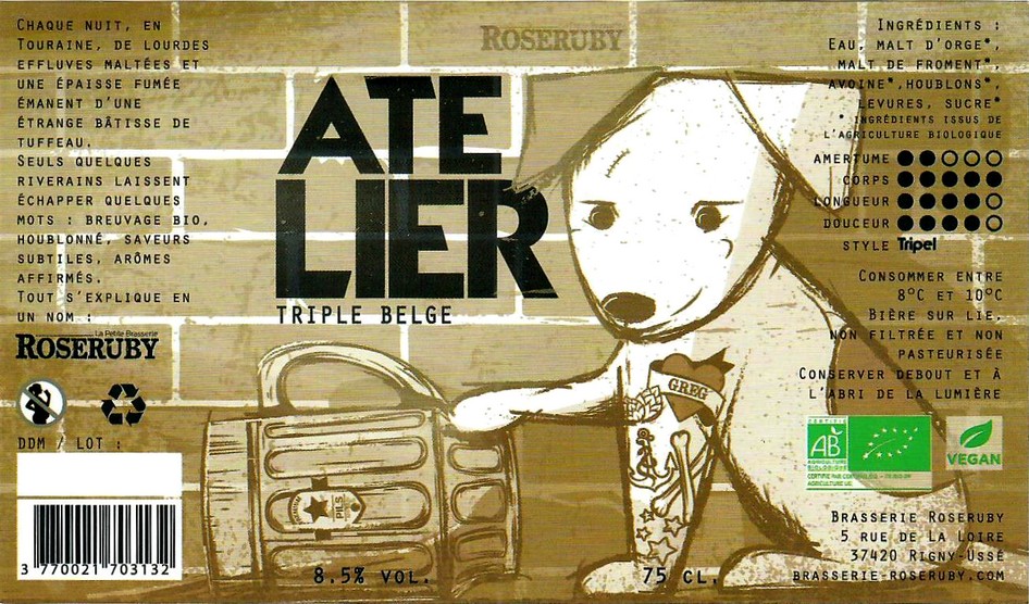 Etiquette BRASSERIE ROSERUBY 06