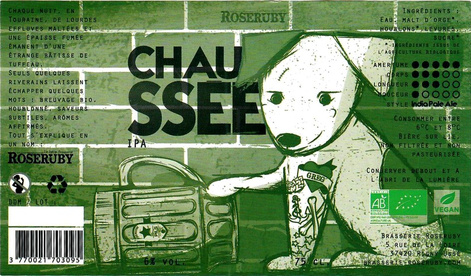 Etiquette BRASSERIE ROSERUBY 08