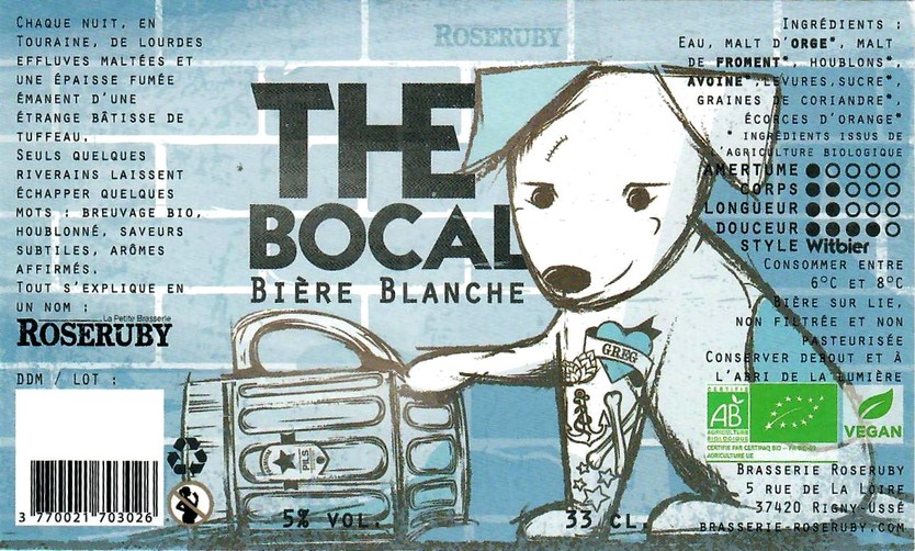 Etiquette BRASSERIE ROSERUBY 11