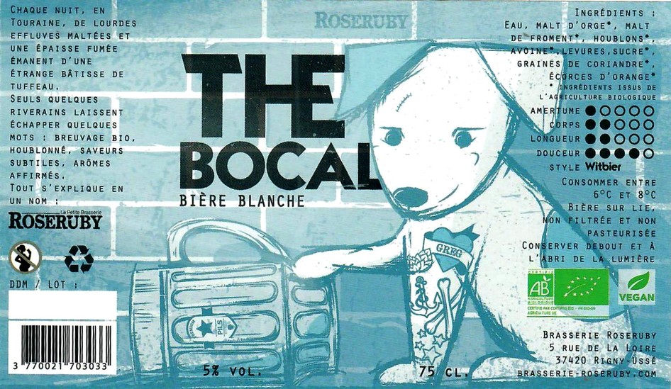 Etiquette BRASSERIE ROSERUBY 12