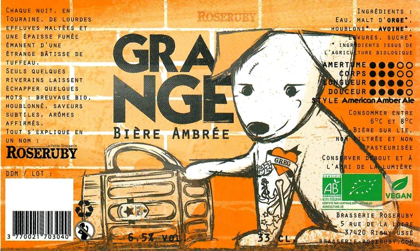 Etiquette BRASSERIE ROSERUBY 13