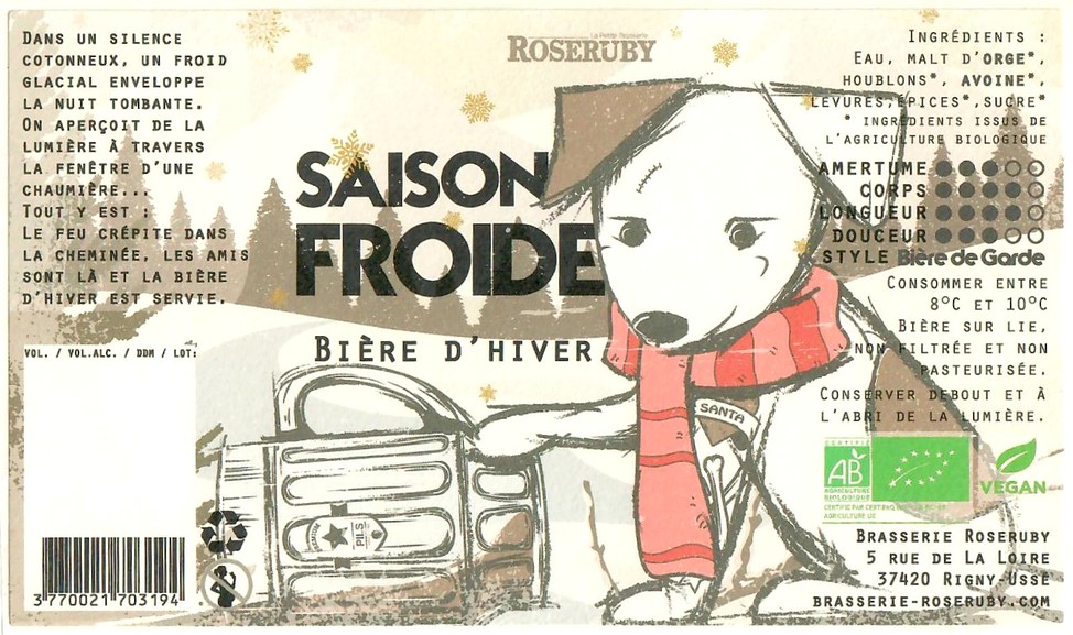 Etiquette BRASSERIE ROSERUBY 20