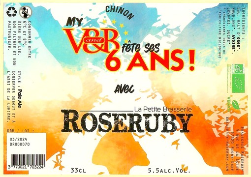 Etiquette BRASSERIE ROSERUBY 21