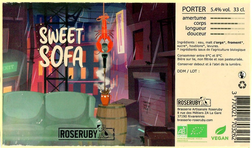 Etiquette BRASSERIE ROSERUBY 24