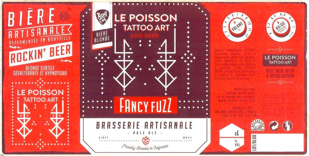 Etiquette BRASSERIE ROSNY 27