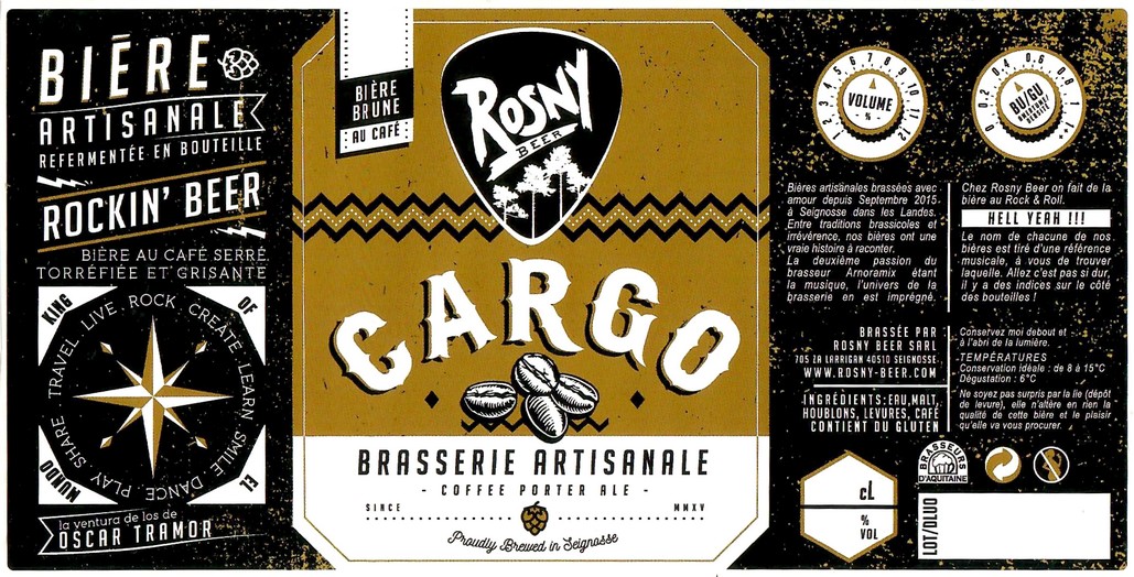 Etiquette BRASSERIE ROSNY 36