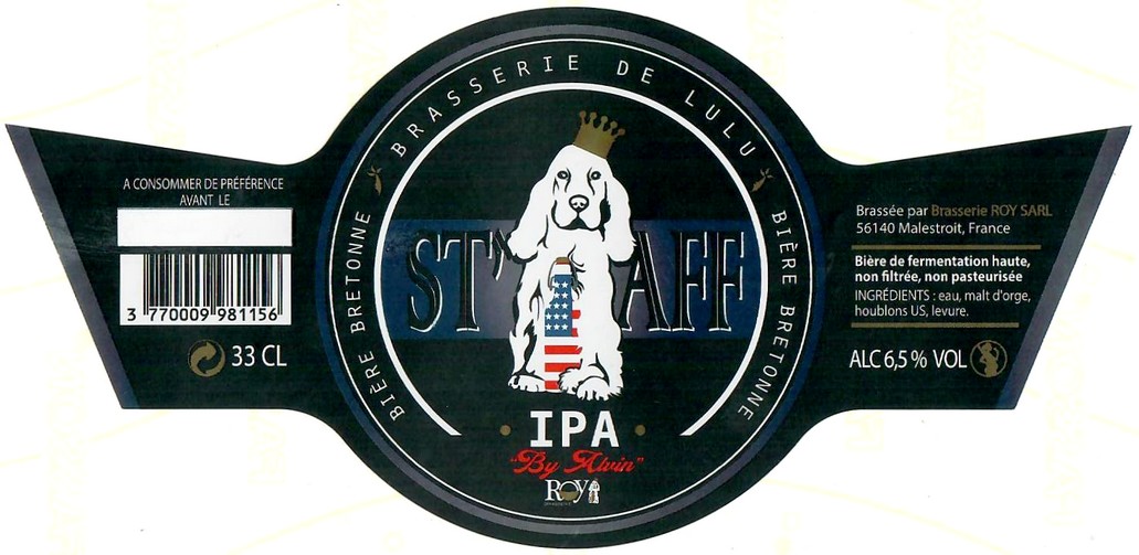 Etiquette BRASSERIE ROYMALESTROIT 01