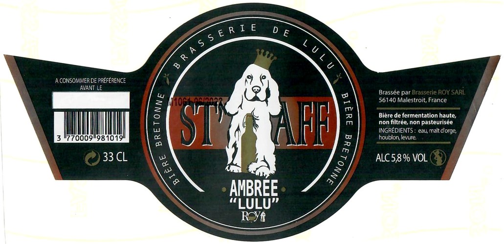 Etiquette BRASSERIE ROYMALESTROIT 04