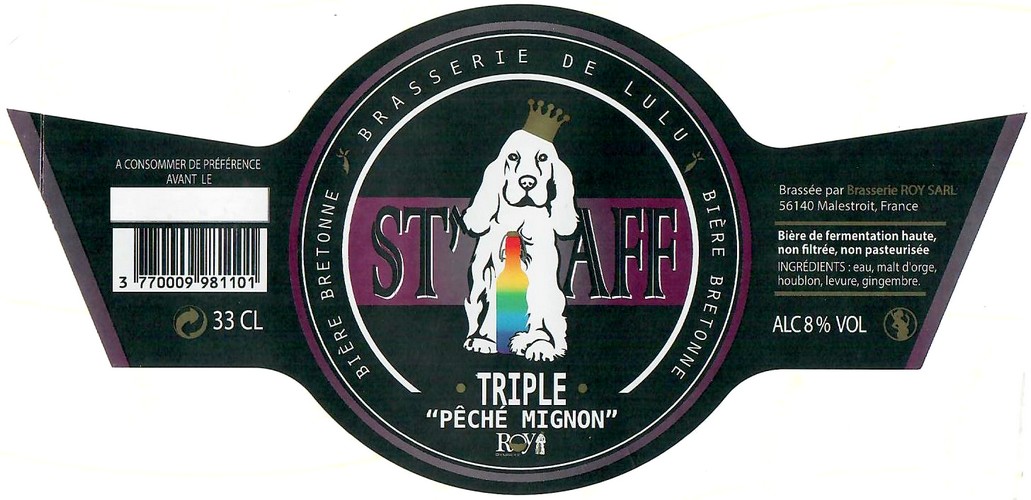 Etiquette BRASSERIE ROYMALESTROIT 06