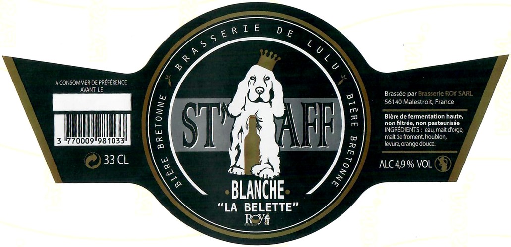 Etiquette BRASSERIE ROYMALESTROIT 07