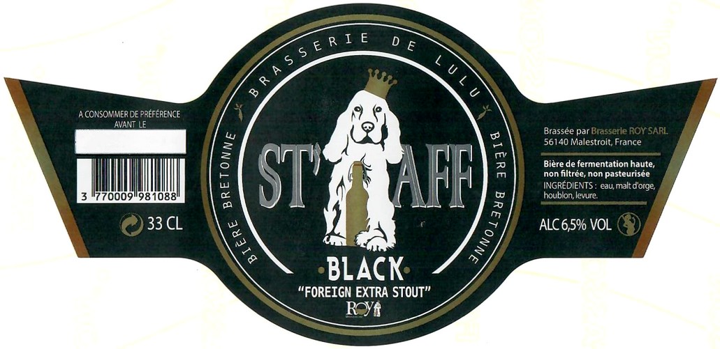 Etiquette BRASSERIE ROYMALESTROIT 08