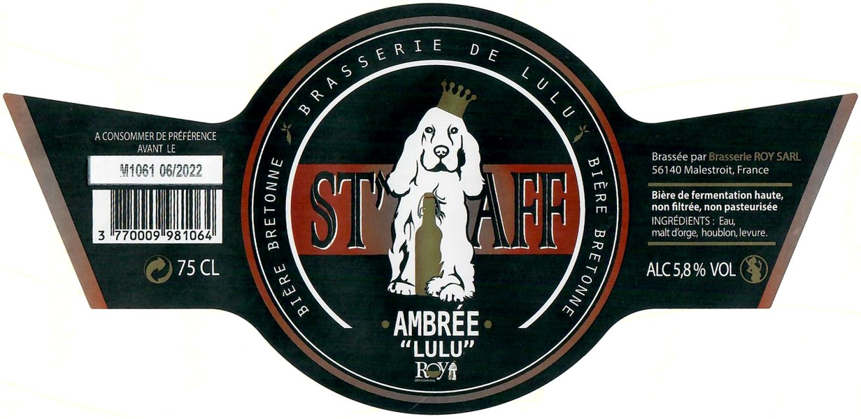 Etiquette BRASSERIE ROYMALESTROIT 11