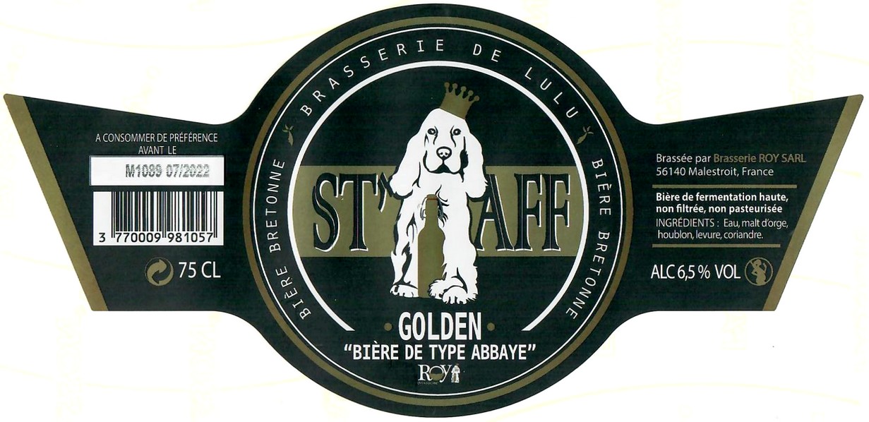 Etiquette BRASSERIE ROYMALESTROIT 13