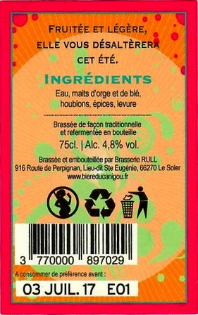 etiquette BRASSERIE RULL 01 BIS