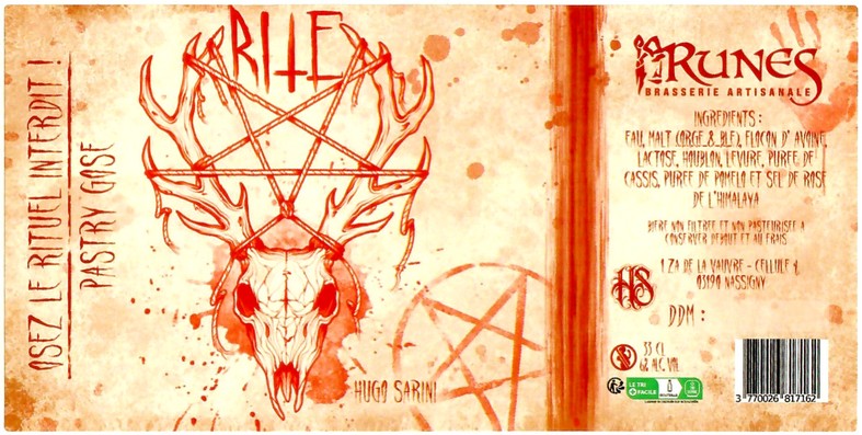 Etiquette BRASSERIE RUNES 02