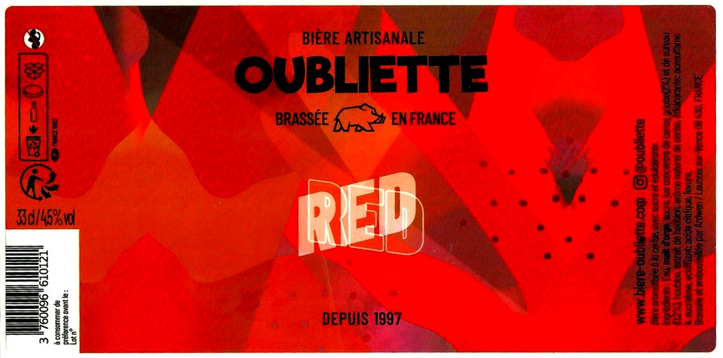 etiquette BRASSERIE SAB 105