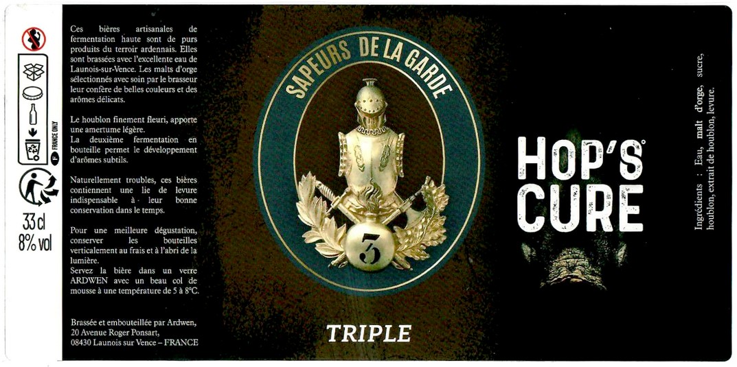 Etiquette BRASSERIE SAB 114