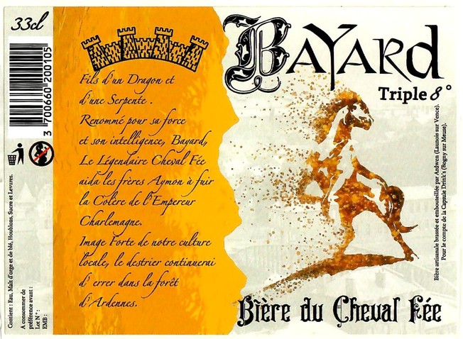 Etiquette BRASSERIE SAB 120