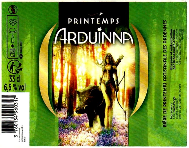 etiquette BRASSERIE SAB 91