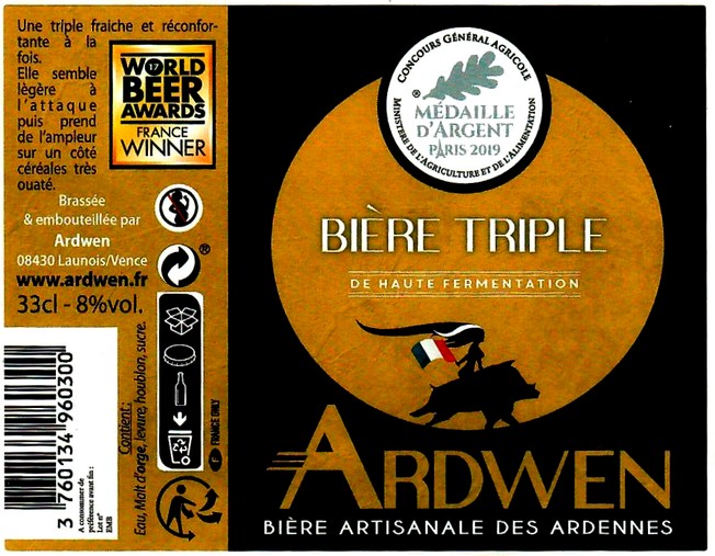 etiquette BRASSERIE SAB 94