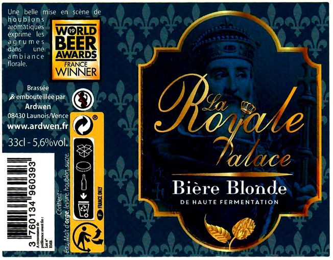 etiquette BRASSERIE SAB 95