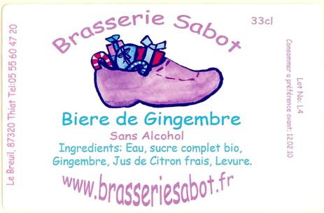 Etiquette BRASSERIE SABOT 13