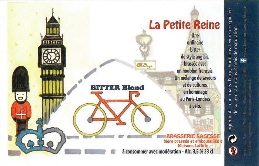 Etiquette BRASSERIE SAGESSE 78 07