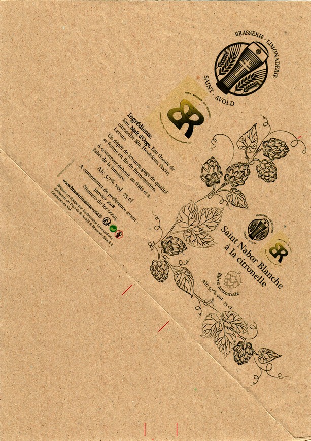 etiquette BRASSERIE DE SAINT AVOLD 01
