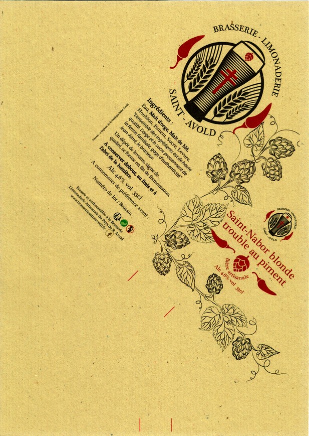 etiquette BRASSERIE DE SAINT AVOLD 05