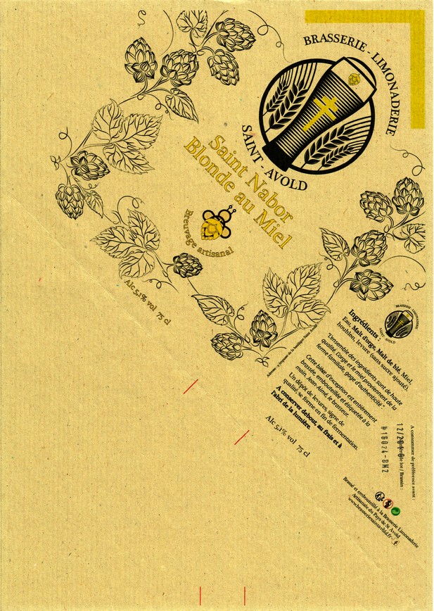 etiquette BRASSERIE DE SAINT AVOLD 06