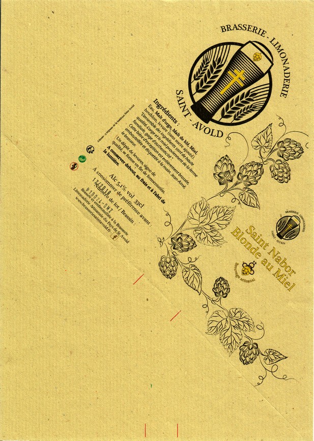 etiquette BRASSERIE DE SAINT AVOLD 07