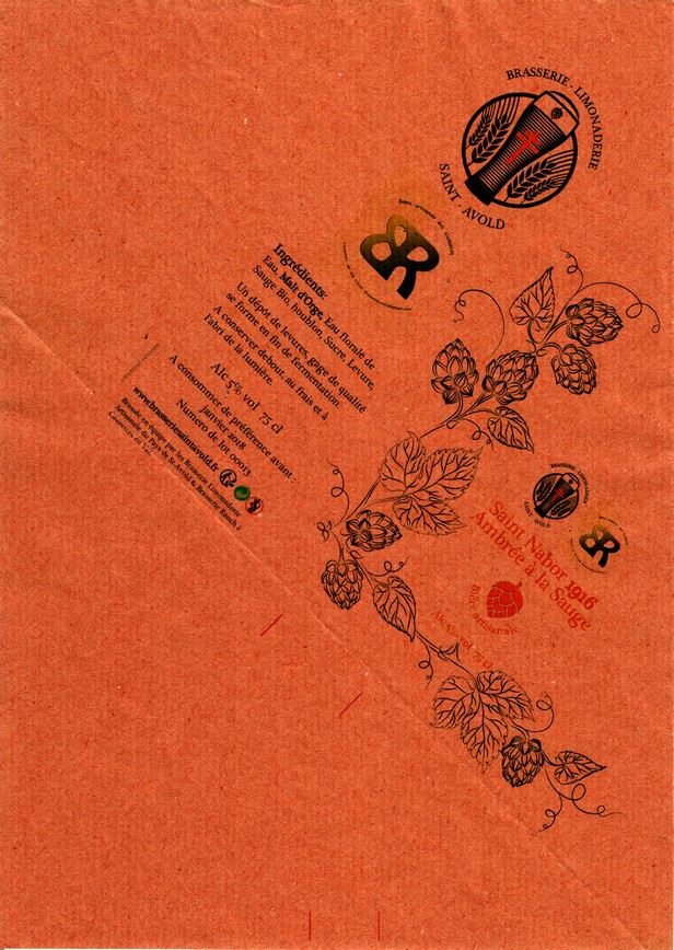 etiquette BRASSERIE DE SAINT AVOLD 08