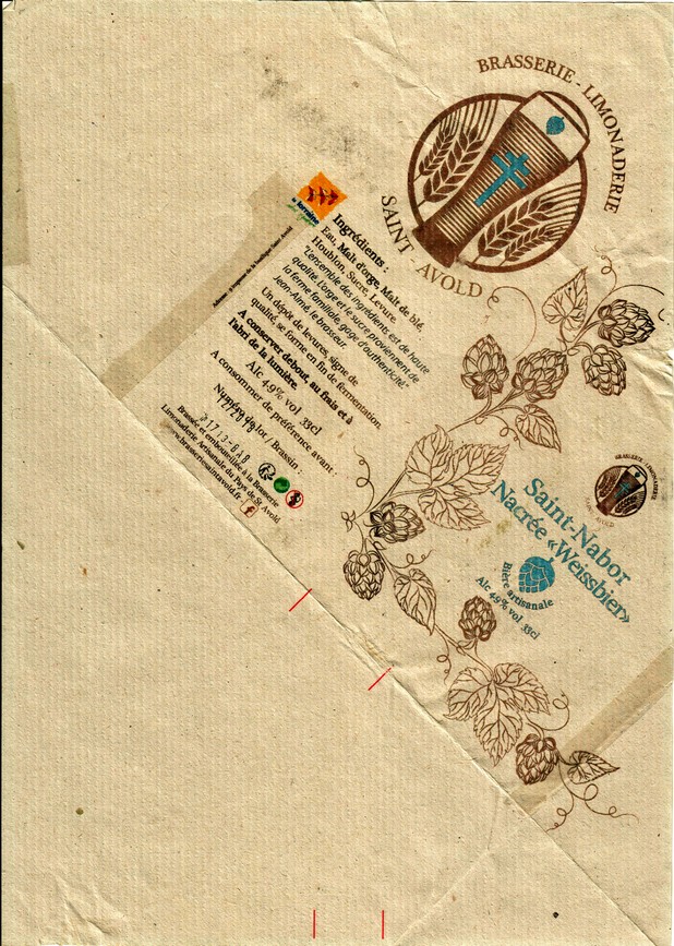 etiquette BRASSERIE DE SAINT AVOLD 09