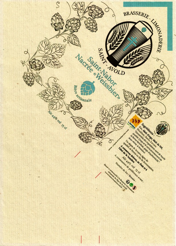 etiquette BRASSERIE DE SAINT AVOLD 10