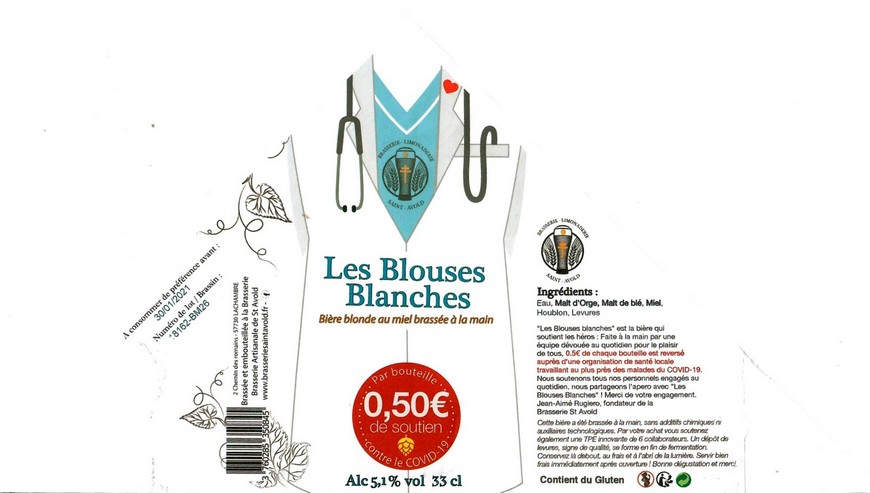 Etiquette BRASSERIE SAINT AVOLD 12