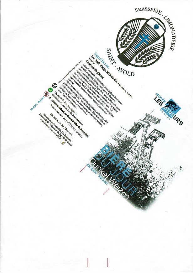 Etiquette BRASSERIE SAINT AVOLD 14