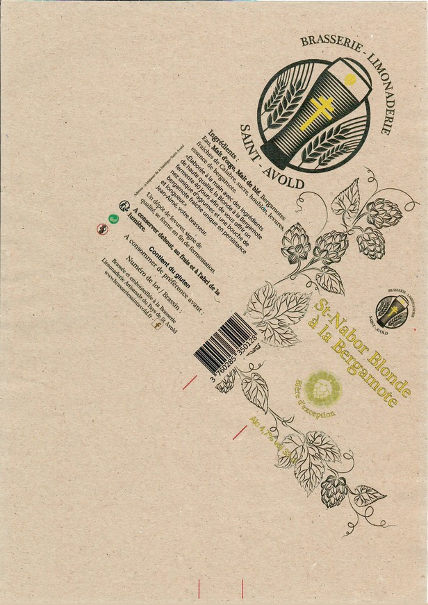 Etiquette BRASSERIE SAINT AVOLD 15