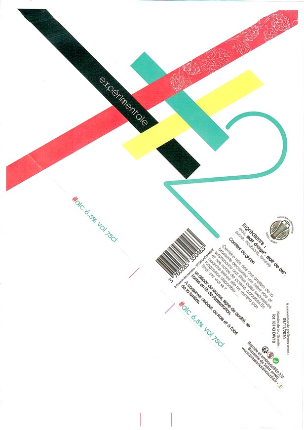 Etiquette BRASSERIE SAINT AVOLD 18