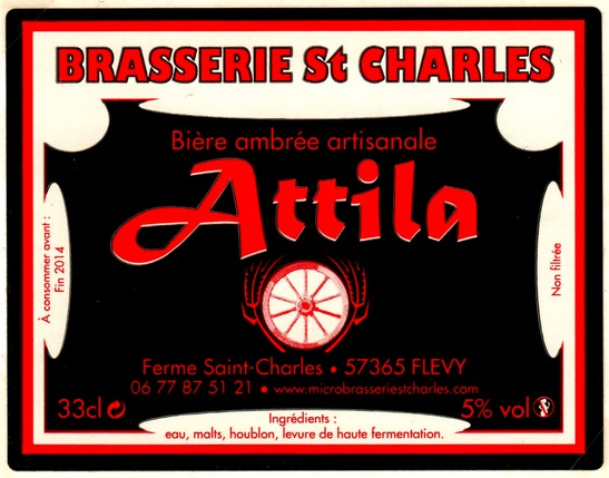 etiquette BRASSERIE SAINT CHARLES 01