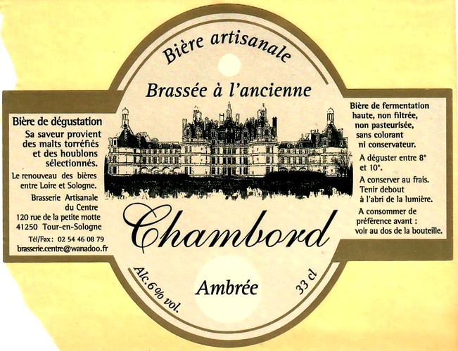 etiquette BRASSERIE SAINT GERMAIN 133
