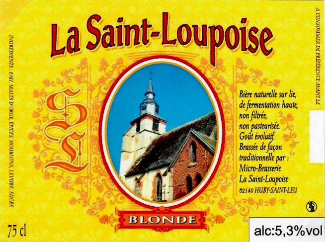 etiquette BRASSERIE SAINT LOUPOISE 09