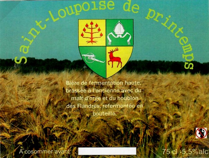 etiquette BRASSERIE SAINT LOUPOISE 10