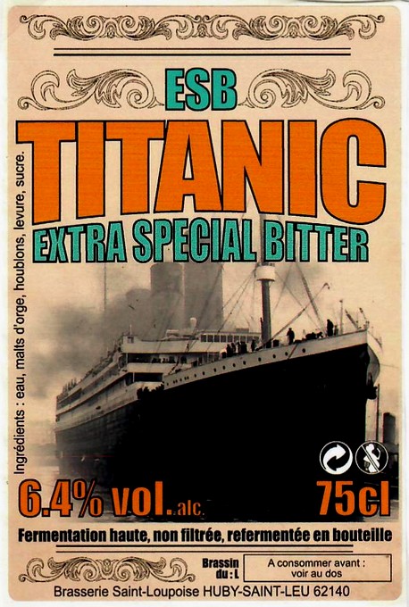 etiquette BRASSERIE SAINT LOUPOISE 22