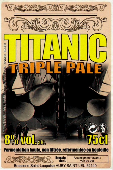 etiquette BRASSERIE SAINT LOUPOISE 25