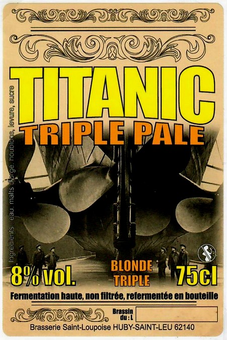 etiquette BRASSERIE SAINT LOUPOISE 39