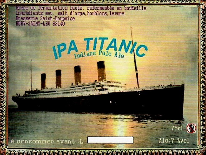 etiquette BRASSERIE SAINT LOUPOISE 40