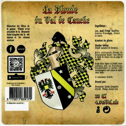 etiquette BRASSERIE SAINT LOUPOISE 42